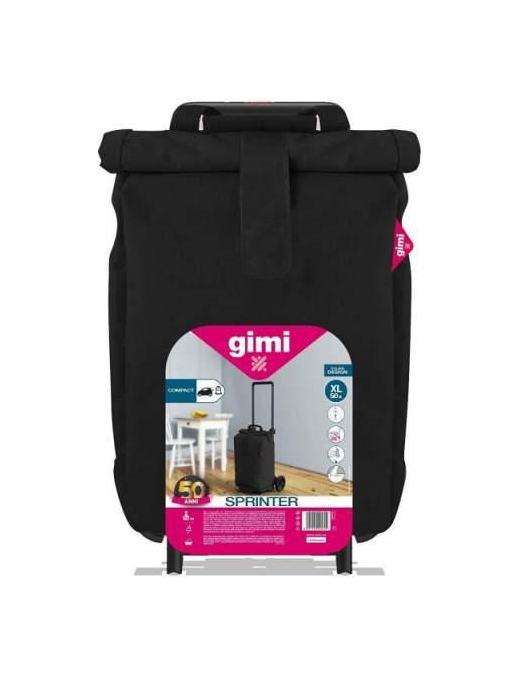 SPRINTER BLACK SHOPPING TROLLEY 50 LITERS