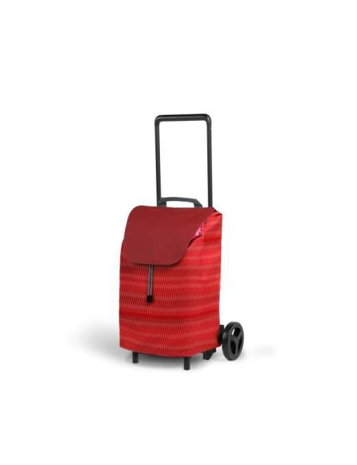 EASY NEW RED SHOPPING TROLLEY 40lt
