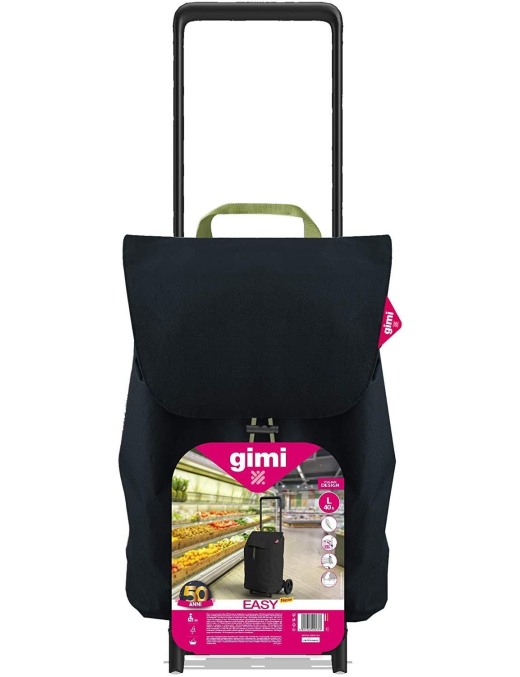 CARRELLO SPESA EASY NEW NERO 40 LITRI