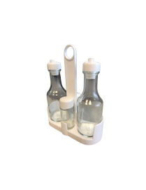OIL JAR SET 4 PIECES ECO WHITE