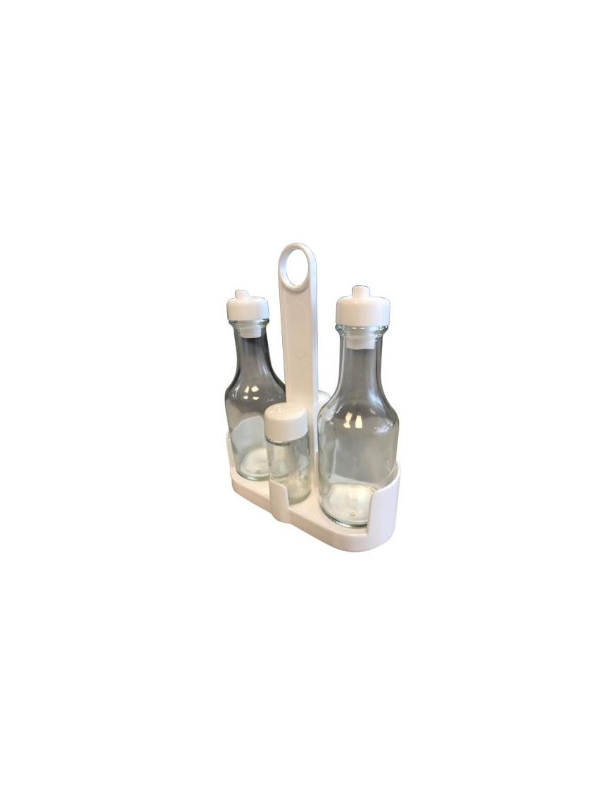 OIL JAR SET 4 PIECES ECO WHITE