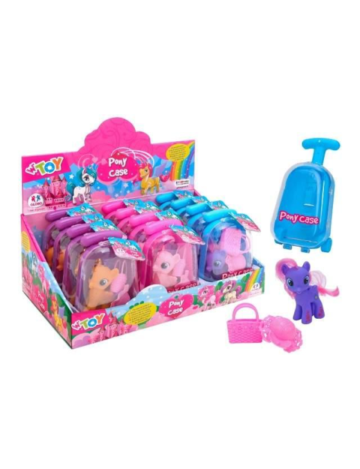 W TOY TROLLEY C/PONY 40760