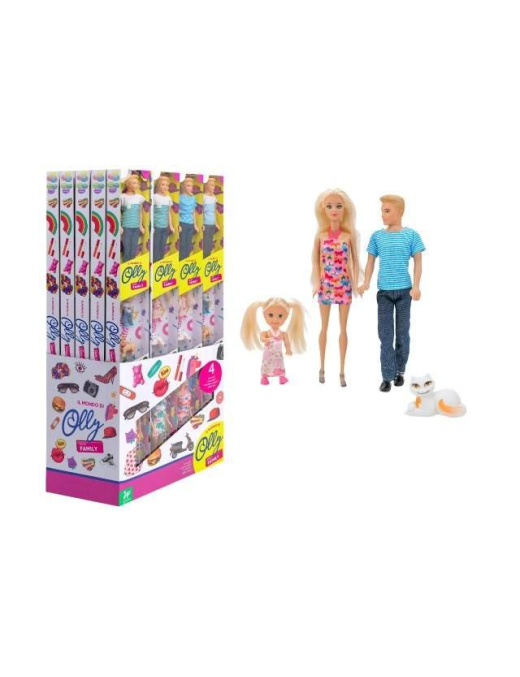 DOLL WITH FAMILY 4 PIECES