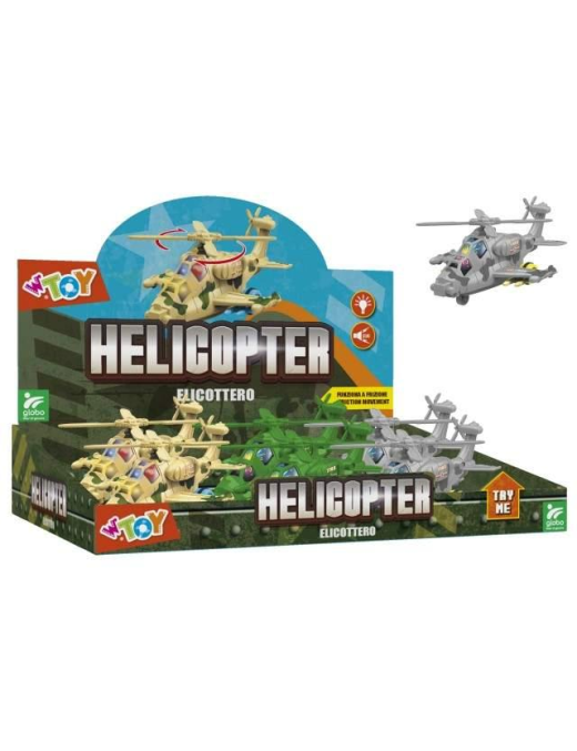 W TOY ELICOTTERO MILITARE C/LUCI