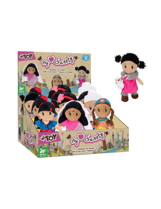 20 CM PIECE DOLL OF VARIOUS NATIONS