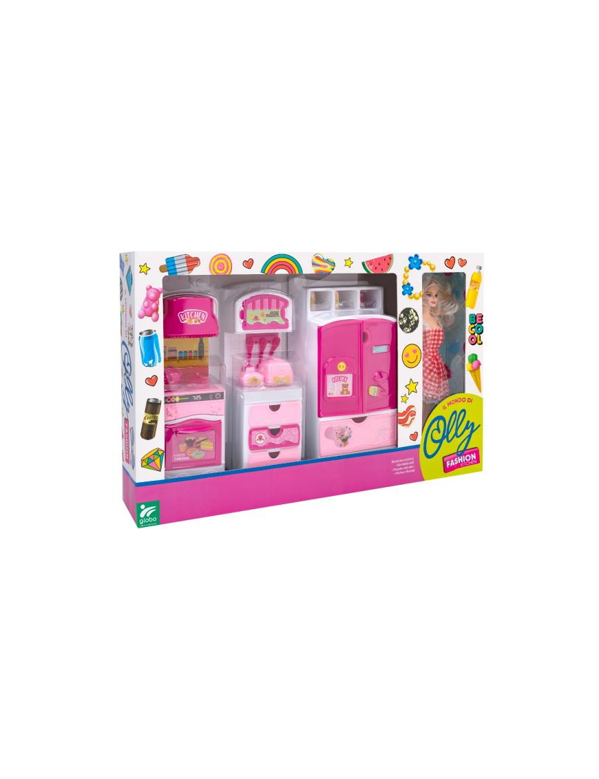 OLLY BAMBOLA C/CUCINA+ACCESSORI 41502