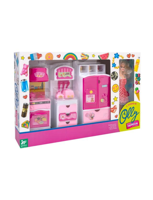 OLLY BAMBOLA C/CUCINA+ACCESSORI 41502