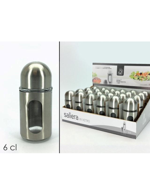 STEEL SALT shaker 10 cm