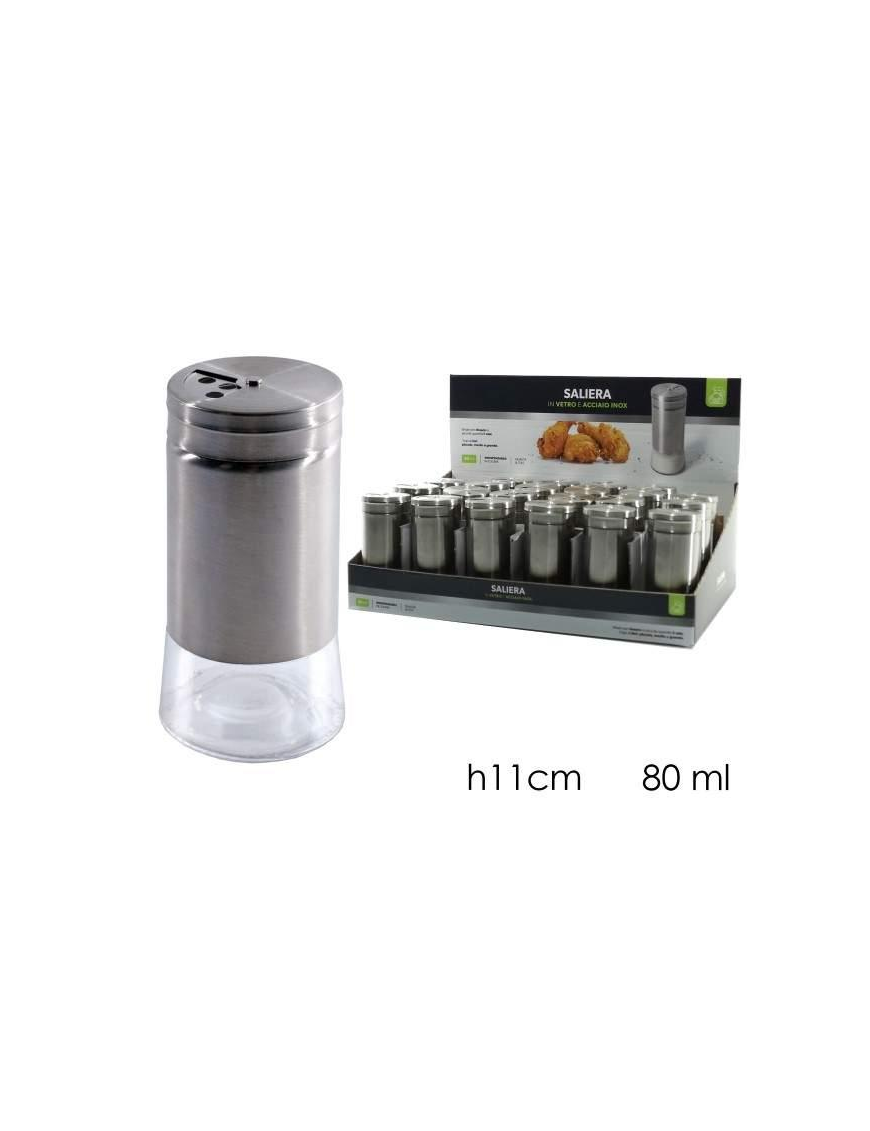 STEEL SALT BOTTLE 11 CM
