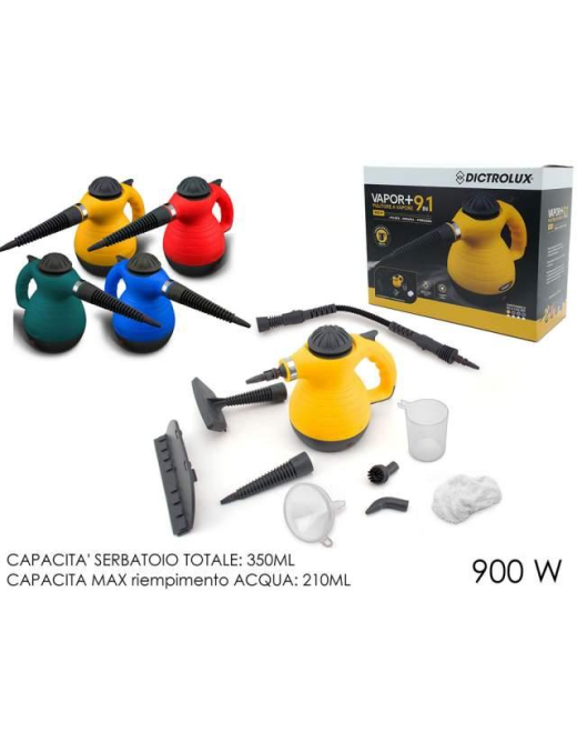 DICTROLUX PULITRICE A VAPORE 900W E ACCESSORI
