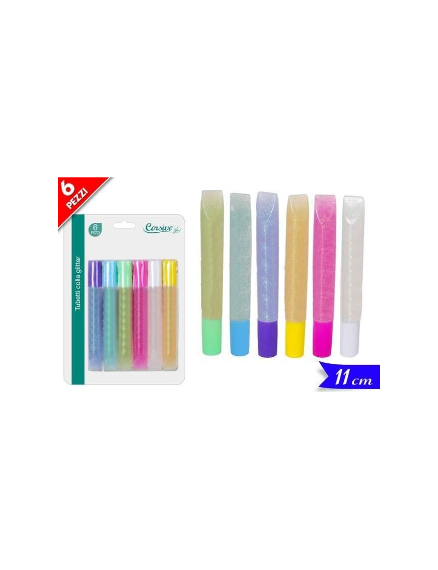 COLLA C/GLITTER 6pz 725209