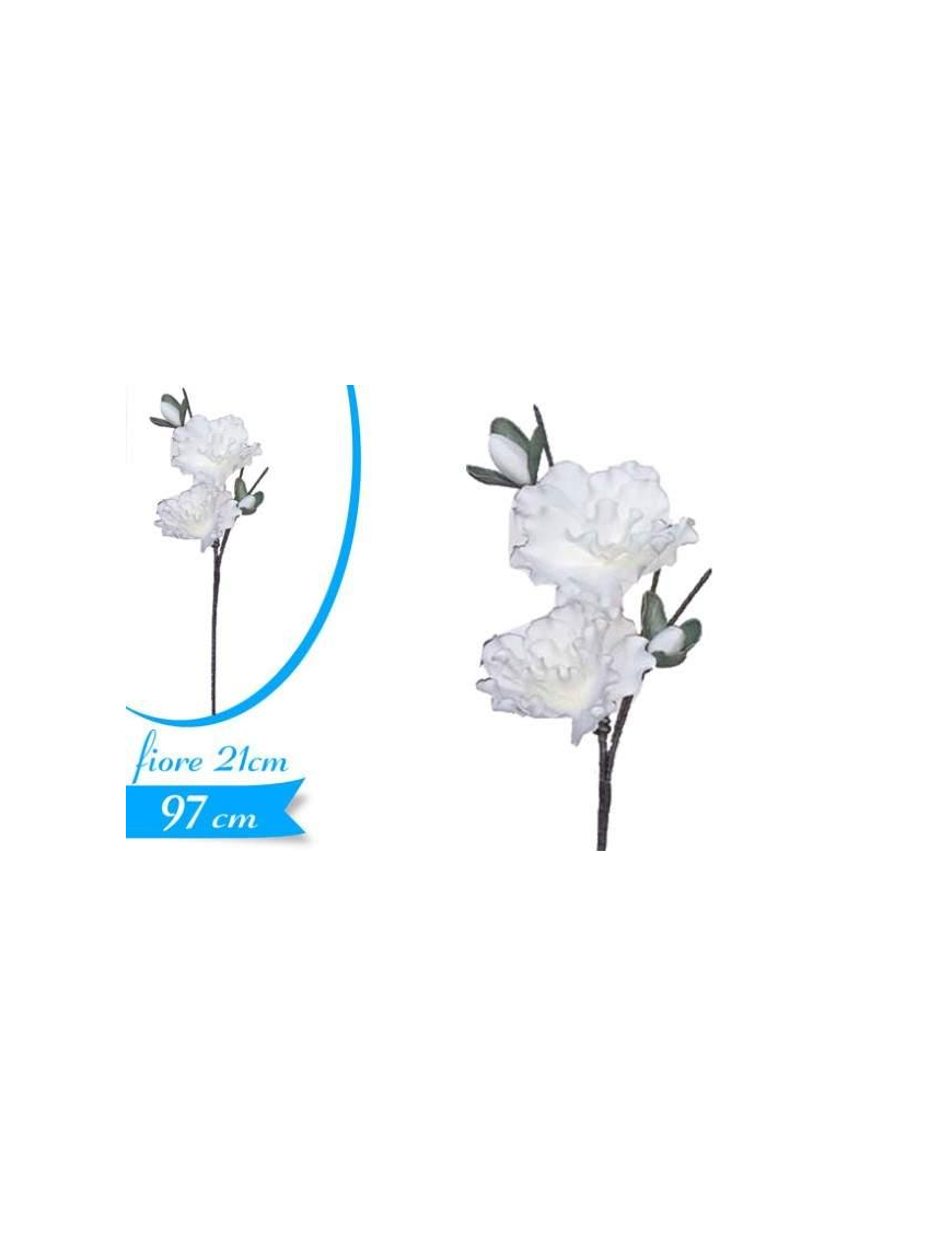 WHITE PEONY STEM 97 CENTIMETERS