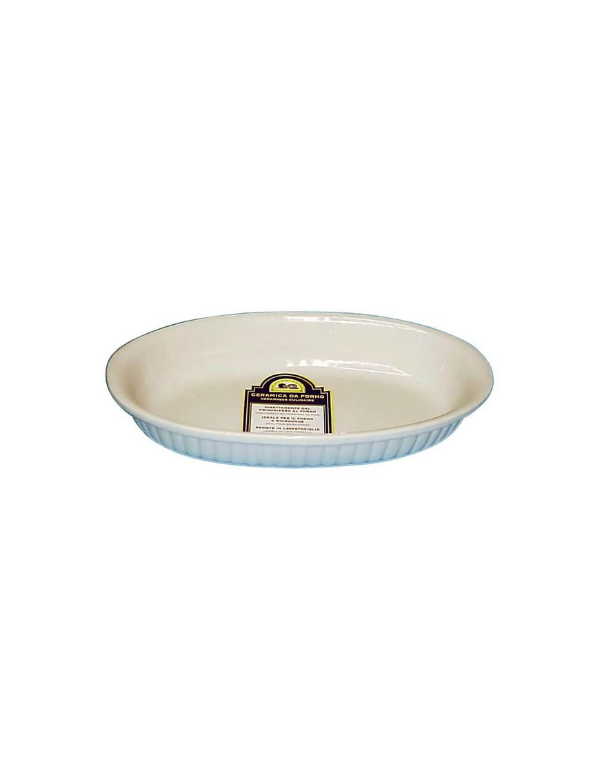 CERAMIC OVEN OVAL PRODUCER 22x14 CENTIMETERS