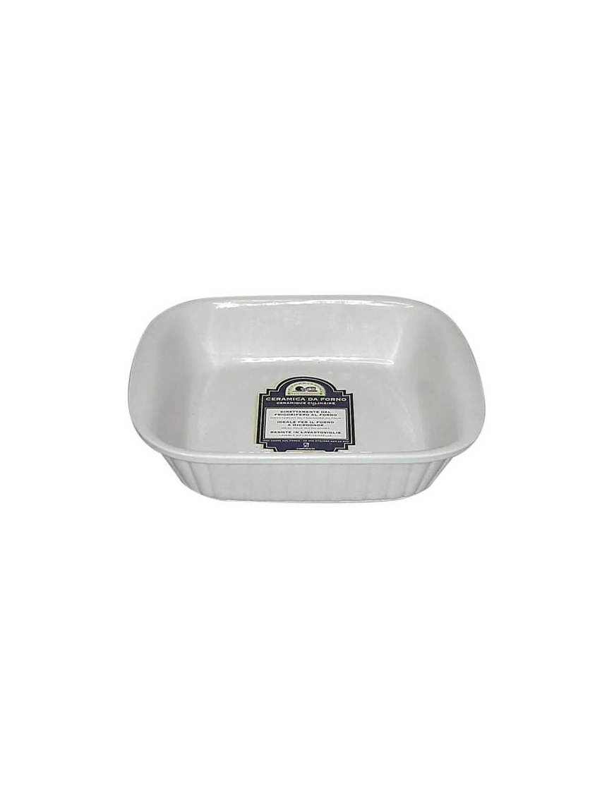 CERAMIC OVEN SQUARE DISH 25x22 CENTIMETERS