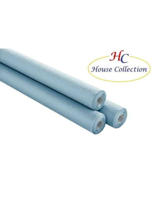 ROTOLO TOVAGLIA GOFFRATA CELESTE 7x1,18mt