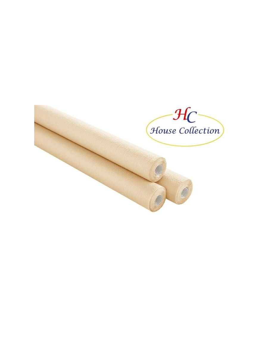 CREAM EMBOSSED TABLECLOTH ROLL 7x1.18m