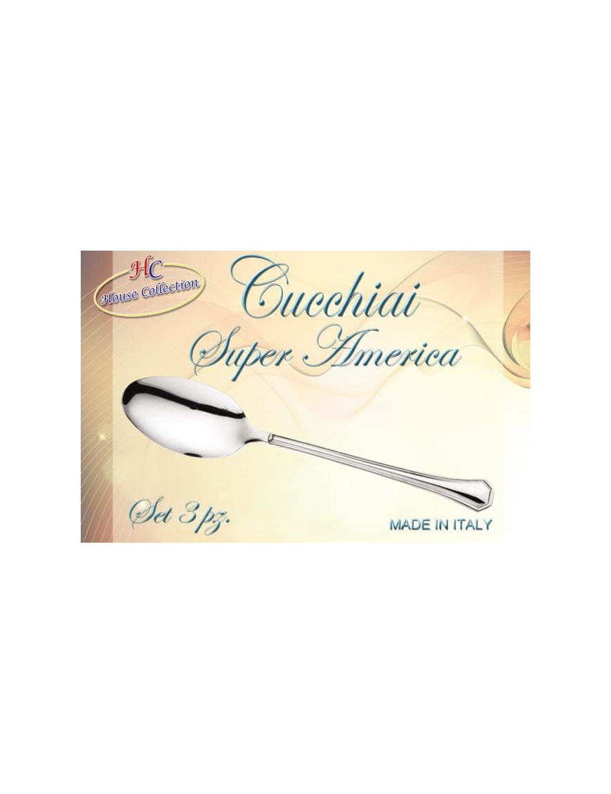 SUPER AMERICA CUCCHIAI 3pz $$