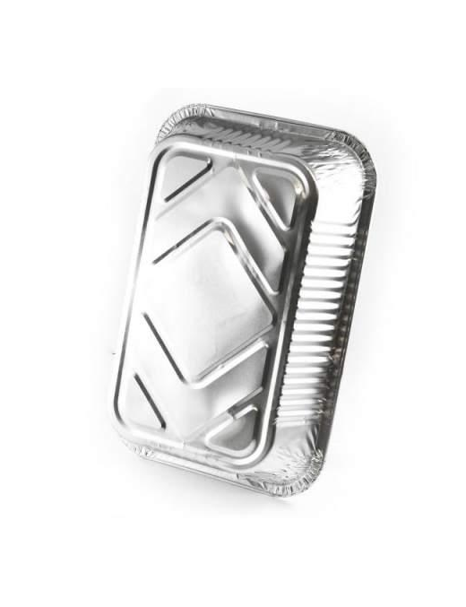 2 PORTION ALUMINUM TRAY WITHOUT LID 3 pieces