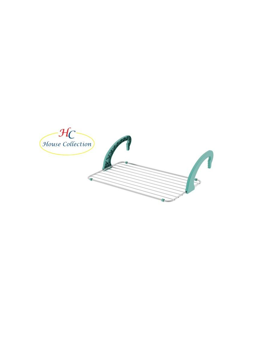 HERMES STEEL BALCONY CLOTHING RACK 109x55x25 CENTIMETERS
