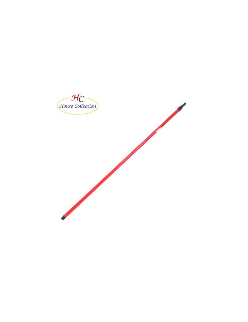 METAL HANDLE 130cm POLISHED RED