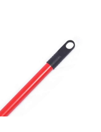 METAL HANDLE 130cm POLISHED RED