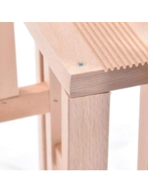 SGABELLO RIBALTINA 3 GRADINI IN LEGNO