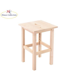 STOOL 45 CM NATURAL WOOD