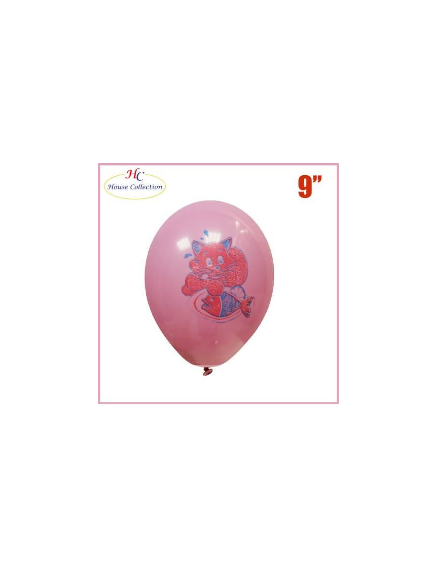 MEDIUM DECORATED BALLOONS 12 PIECES