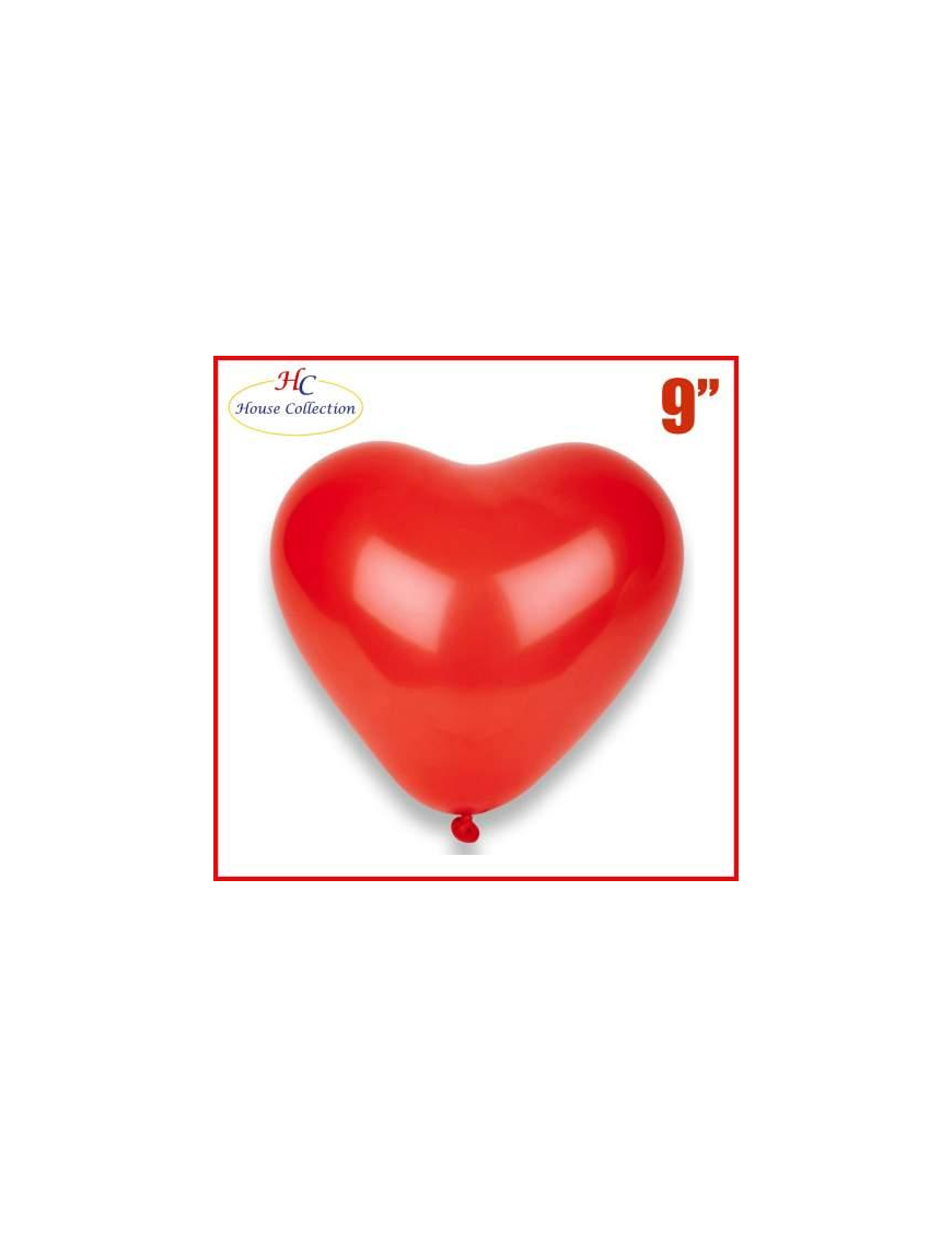 RED HEART BALLOONS 7 PIECES