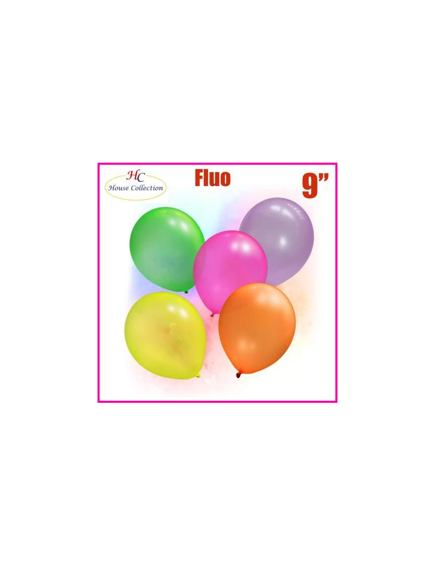 PALLONCINI MEDIUM FLUO 12 PEZZI