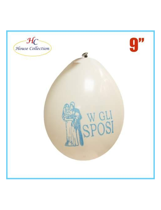 PALLONCINI MEDIUM W SPOSI BIANCHI 12 PEZZI