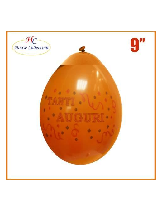 PALLONCINI MEDIUM TANTI AUGURI 12 PEZZI