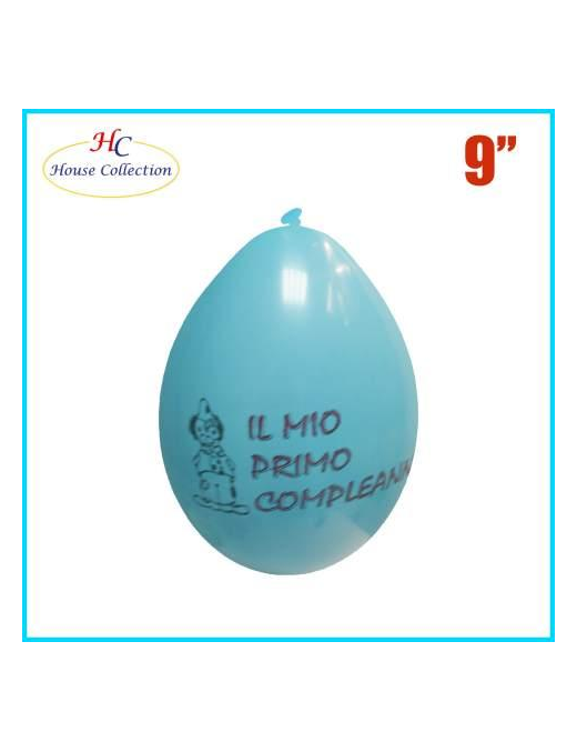 MEDIUM BALLOONS 1st BIRTHDAY HEAVENLY 12 PIECES