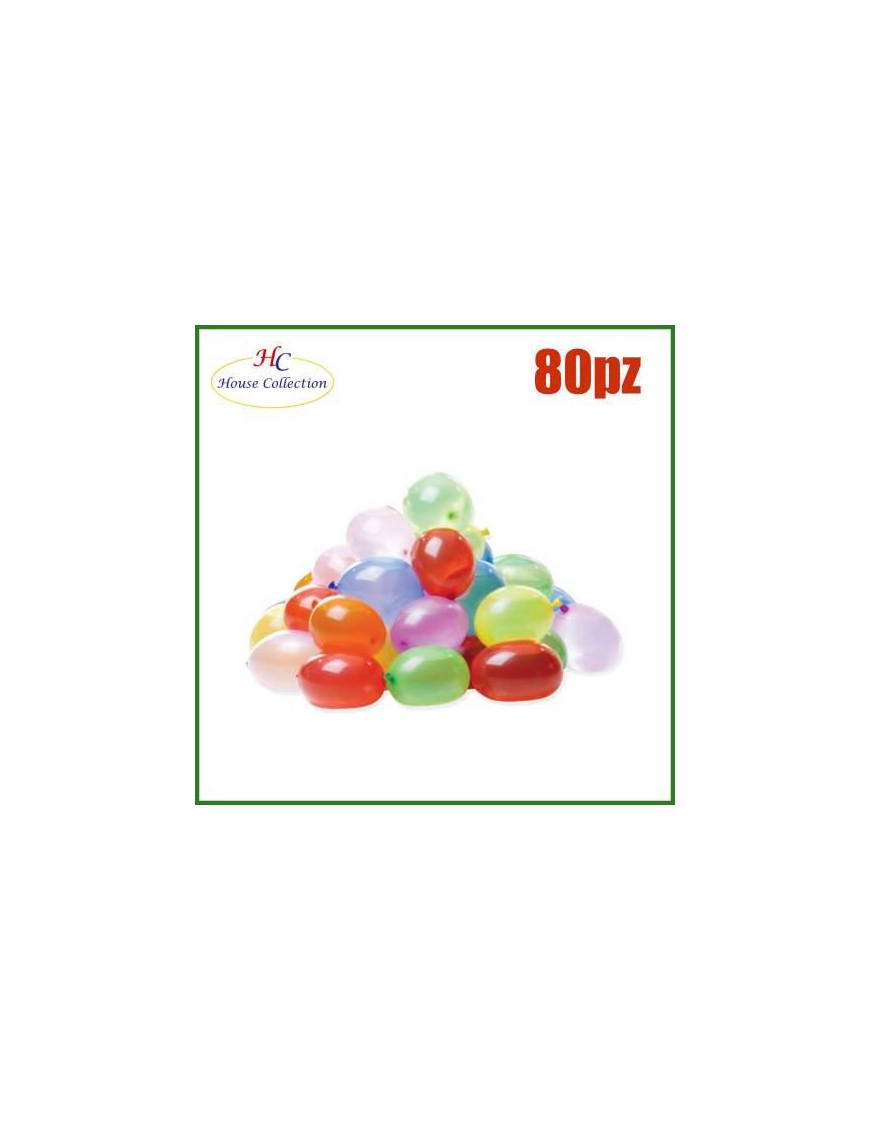 BALLOONS WATER BOMBS 80 PIECES