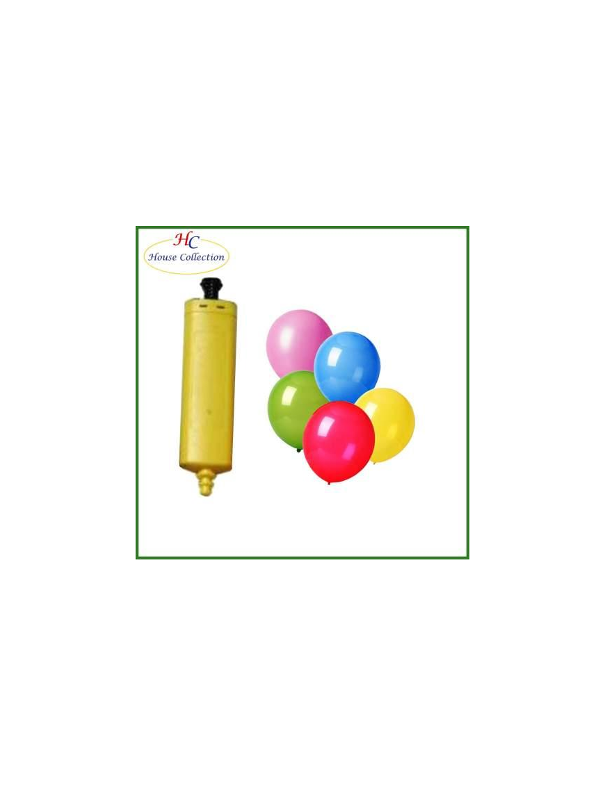 SMALL BALLOONS 6 PIECES + PUMP