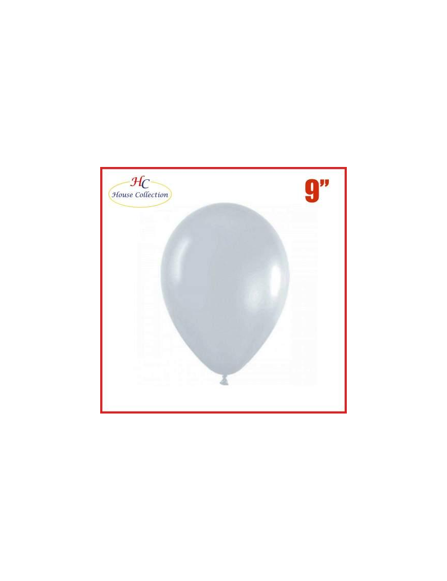 MEDIUM SOLID COLOR WHITE BALLOONS 18 PIECES