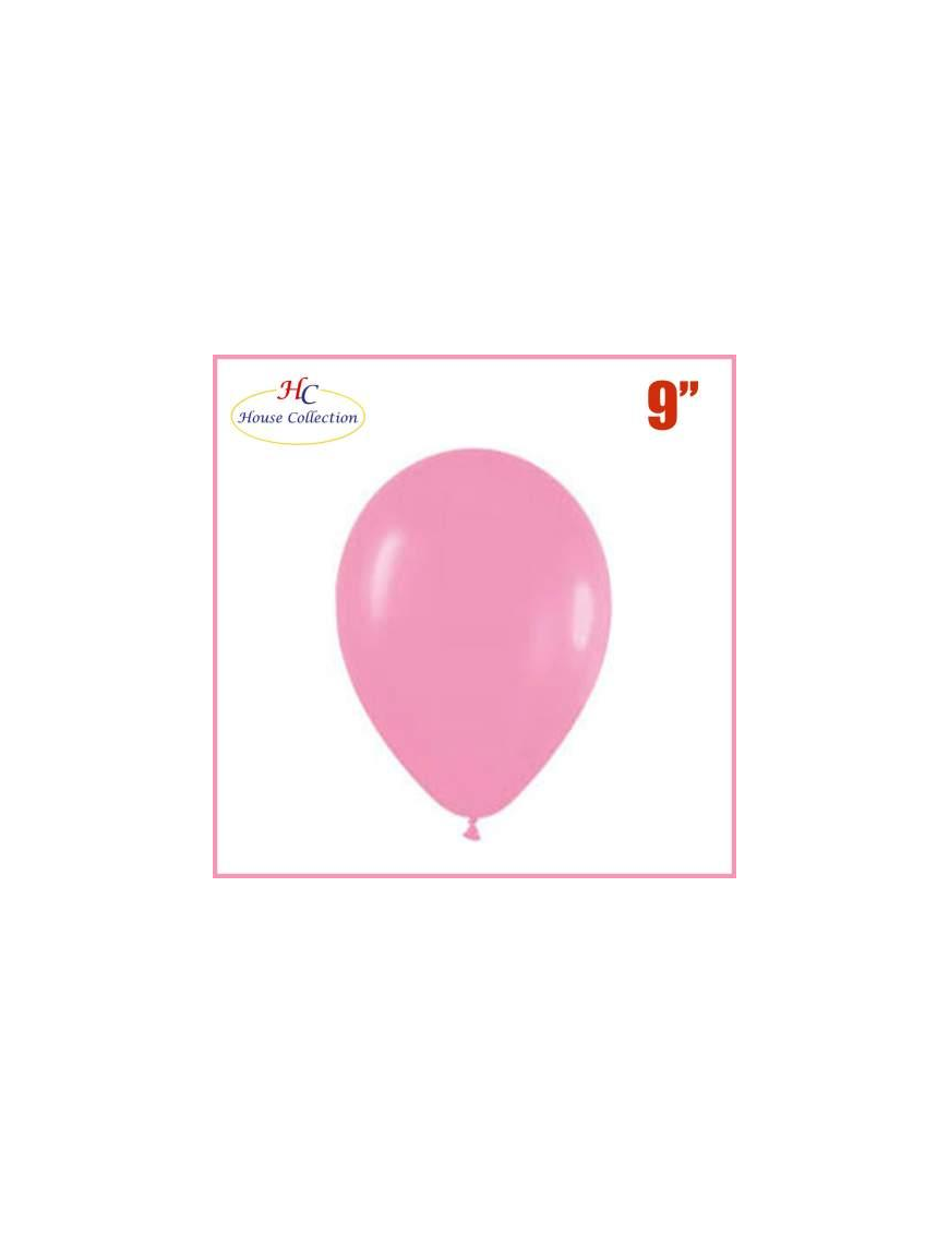 MEDIUM SOLID COLOR PINK BALLOONS 18 PIECES