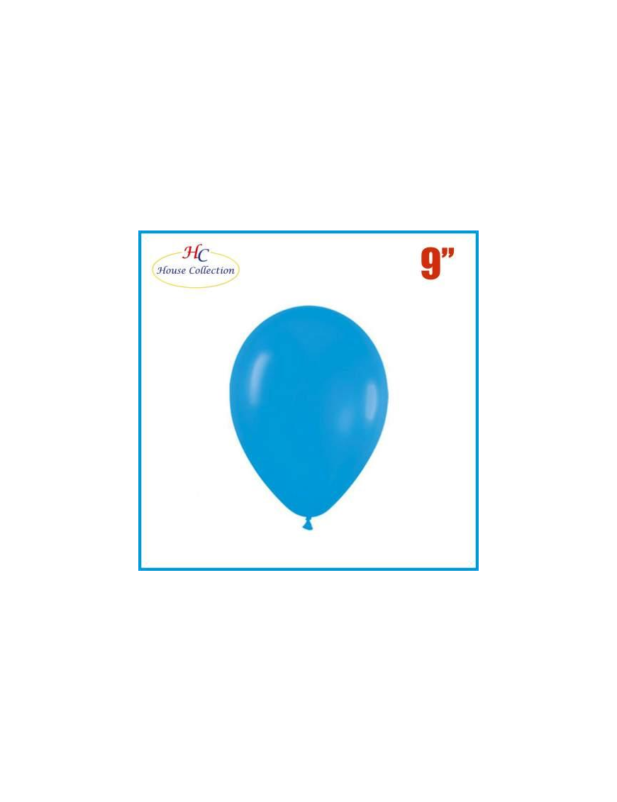 PALLONCINI MEDIUM TINTA UNITA CELESTE 18 PEZZI