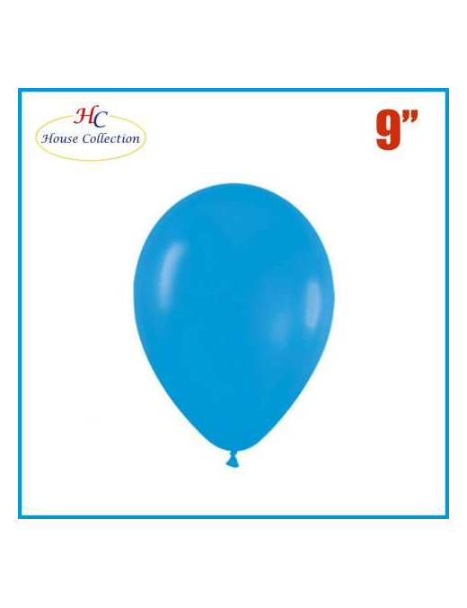 MEDIUM SOLID COLOR LIGHT BLUE BALLOONS 18 PIECES