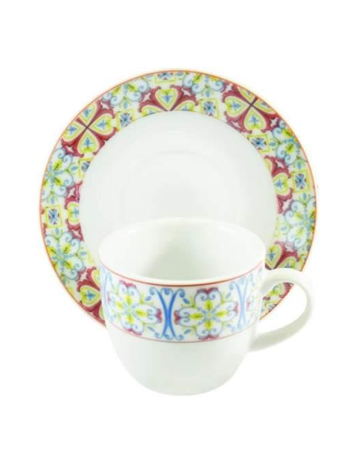 CORDOBA CELESTE COFFEE SET 6 PIECES WITH SAUCERS