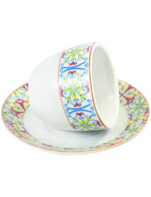 CORDOBA CELESTE COFFEE SET 6 PIECES WITH SAUCERS