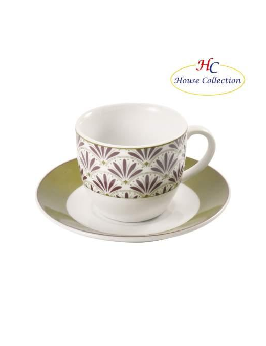 6-PIECE COFFEE SERVICE WITH LUXOR MUSTARD SAUCERS