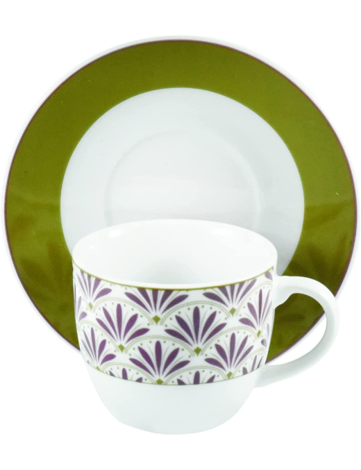 6-PIECE COFFEE SERVICE WITH LUXOR MUSTARD SAUCERS