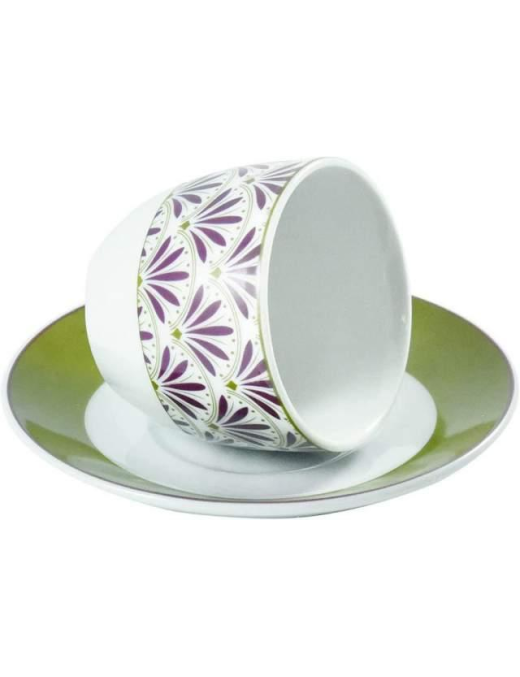 6-PIECE COFFEE SERVICE WITH LUXOR MUSTARD SAUCERS
