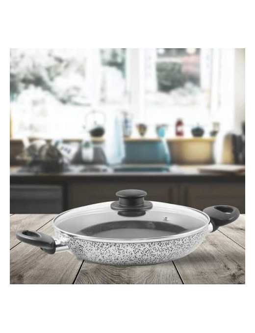 KOS LINE 24 CENTIMETER PAN WITH GLASS LID