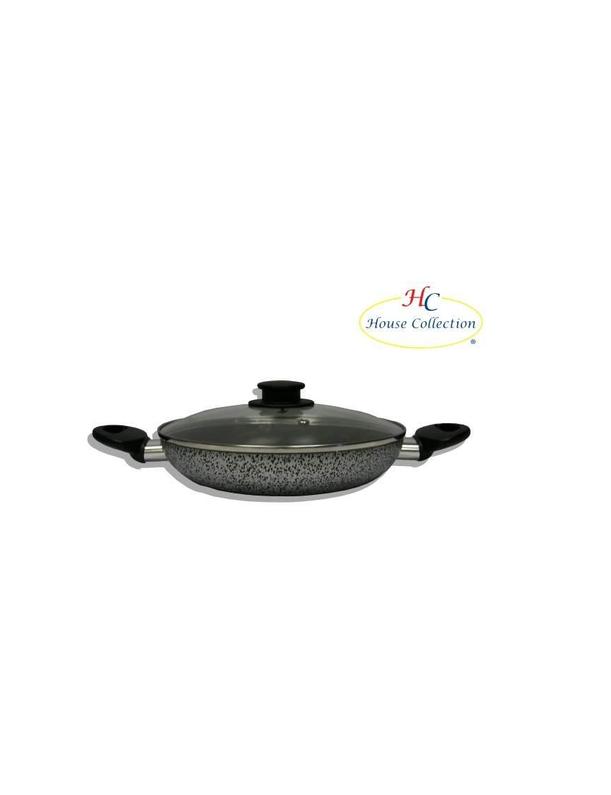 KOS LINE 28 CENTIMETER PAN WITH GLASS LID