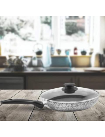 LINEA KOS PADELLA 28 CENTIMETRI CON COPERCHIOOP VETRO