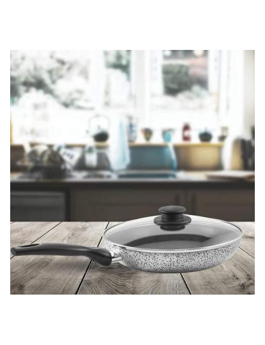 KOS LINE 28 CENTIMETER PAN WITH GLASS LID