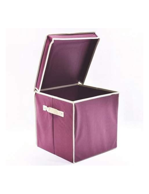 RED LAUNDRY BOX 30x30x30 CENTIMETERS
