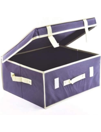 BLUE LAUNDRY BOX 40x33x18 CENTIMETERS